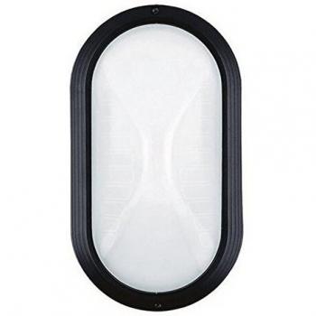 Aplique PLAFF IP65 E27 42W Negro CRISTHER 240B-G05X1A-02 - Resistente Al Agua