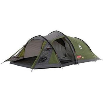 Coleman Tasman 3 - Tienda túnel, color verde, para 3 personas