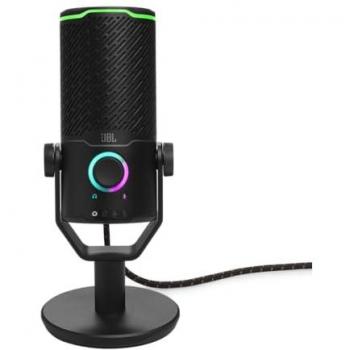 Micrófono USB para Streaming JBL Quantum Stream Studio con Compresor de Rango Dinámico y Triple Condensador, color negro