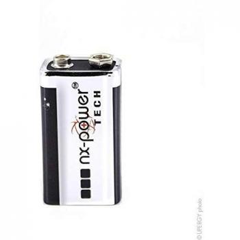 NX - Pila alcalina 6LR61 Power Tech 9V 0.68Ah