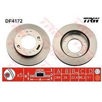 TRW Automotive AfterMarket DF4172 Brake Disc