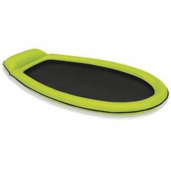 Intex Colchón Inflable Piscina Semi Immergé Malla, Verde