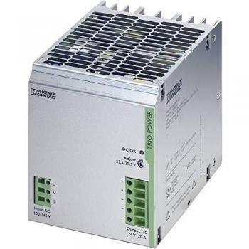 TRIO-PS/1AC/24DC/20 - DC-power supply 85...264V/22,5...29,5V; Phoenix Contact TRIO-PS/1AC/24DC/20 Rail mounted PSU (DIN
