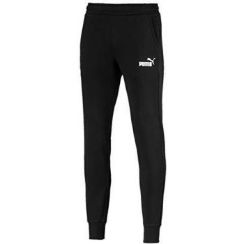 Puma Tec ESS Logo FL Cl Pants, Hombre, Negro