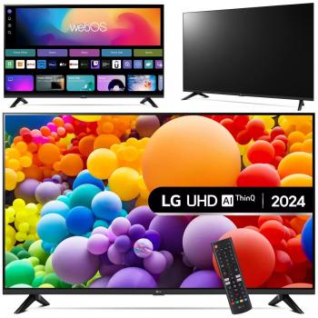 Televisor LG 43UT73003LA 43 4K Ultra HD LED Smart TV WebOS HDR Wi-Fi Negro