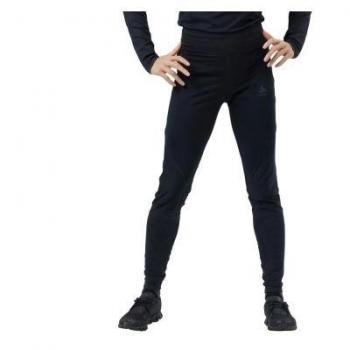 Legging Odlo Zeroweight Warm (Negro) Mujer - Mallas de running, tejido cálido, reflectante para visibilidad, ajuste ceñido, ideal para clima frío