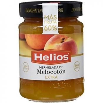Helios mermelada de melocoton extra pack de 4