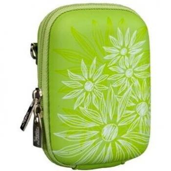 Rivacase 7023 Green (Flowers) - Funda (Verde, EVA (Etileno Acetato de Vinilo), 61 x 33 x 90 mm, 83 x 40 x 110 mm)
