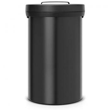 Brabantia Big Bin - Cubo de Basura, 60 litros, Color Negro