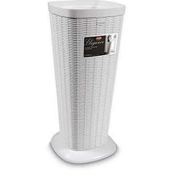 Stefanplast 2075905 Elegancia Umbrella Holder Blanca de plástico de 26 x 26 x 57 cm