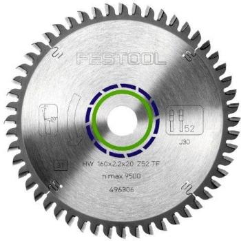 Hoja de sierra Festool HW 160x2,2x20 TF52 ALUMINIUM/PLASTICS