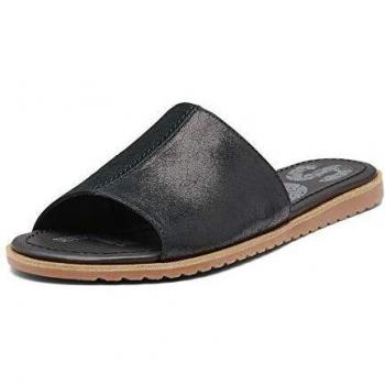 Columbia Ella Block Slide, Sandalias para Mujer, Black, 43 EU