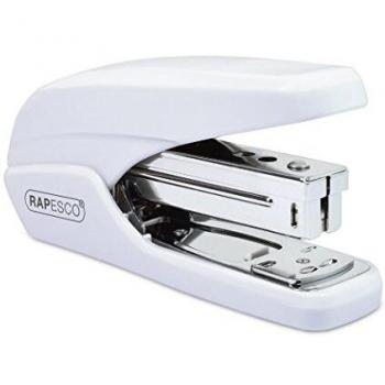 Rapesco 1311 X5-25PS Grapadora de Esfuerzo Reducido, Capacidad de 25 Hojas, Blanco