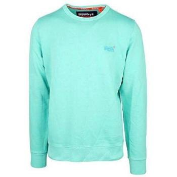 Superdry Orange Label Pastelline Crew - Jersey para Hombre, Hombre, Verde Claro - Azul, Medium