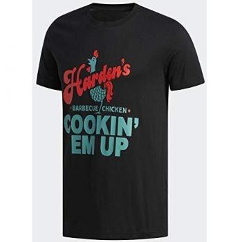 adidas Hrdn Swag Art Camiseta, Hombre, Negro, XL