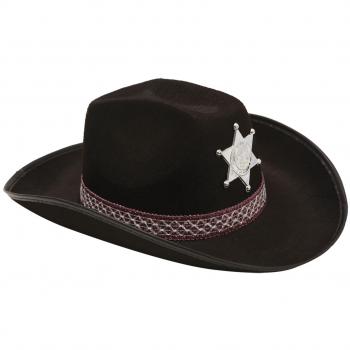 Sombrero Vaquero Adulto Negro Talla 58cm