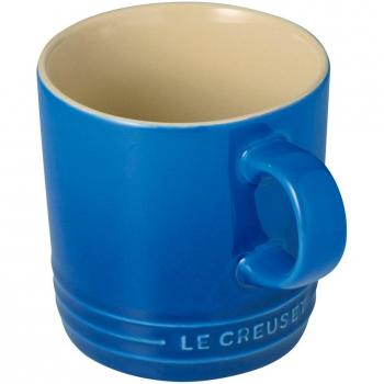 Le Creuset - Taza Desayuno Cerámica de Gres 350ml , color Azul de Cerámica de Gres