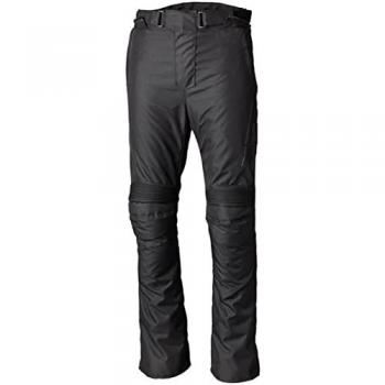 RST Pantalones de Moto S-1 Negros, pantalones textiles de motocicleta, color negro, talla S-1