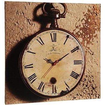 Asir Group LLC 228CLA1648 Clock Art, Ativ Decor Canvas Reloj de Pared