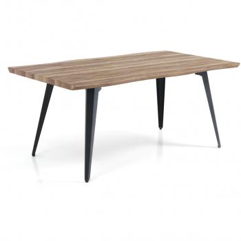 Mesa/escritorio Nell-A de roble negro mate