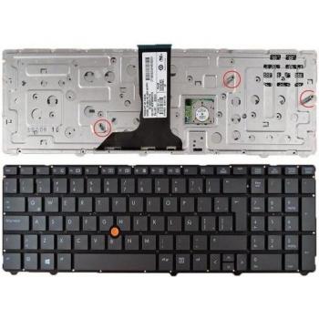 Teclado para portátil HP Elitebook 8760W 8760P 8770P 8770W - Teclado de repuesto, compatible con modelos HP Elitebook 8760W, 8760P, 877