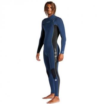 Billabong Traje Neopreno Manga Larga 3/2mm Cremallera Pectoral Absolute GBS para Hombre - Color Dark Slate, Talla MT