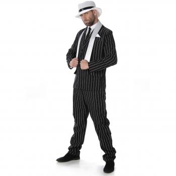 1920s Mafia Gangster Boss Pinstripe Suit Costume for Men