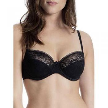 Conturelle 805822-004 Women's Secret Garden Black Embroidered Underwired Full Cup Bra 95G