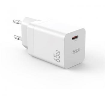 CARGADOR DE CORRIENTE CE10 65W TIPO C XO BLANCO