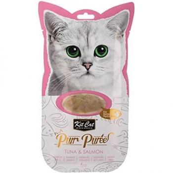 Kit Cat PurrPuree Tuna & Salmon Puree Grain-Free Cat Treats
