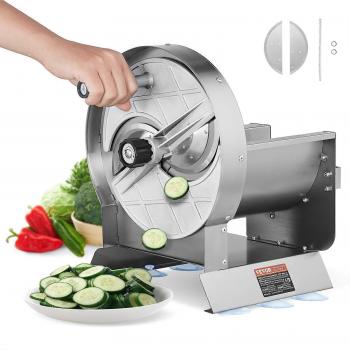 Adjustable Thickness Stainless Steel Manual Vegetable and Fruit Slicer 0-12mm