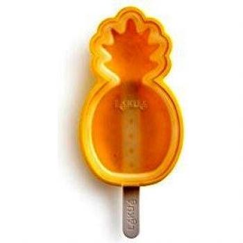 Lékué Molde de Helado, Silicona, Amarillo, 1 Unidad