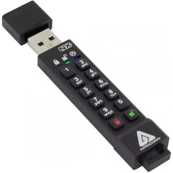 Apricorn Aegis Secure Key 3NX Flash Drive 8GB USB Type-A 3.2 Gen 1 (3.1 Gen) Black