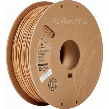 Filamento PLA Polymaker PolyTerra Madera Marrón, 1.75 mm / 1000 g
