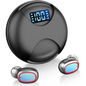 Auriculares Inalámbricos TWS Bluetooth 5.0 con Cancelación de Ruido, Estéreo HiFi 9D, Deportivos y Manos Libres con Micrófono