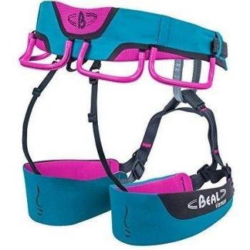 Beal Venus S1 - Arnés de escalada, color rosa / azul