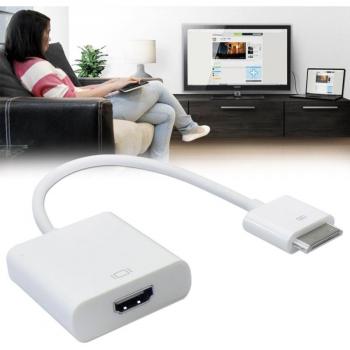 Adaptador HDMI Dock para iPhone y iPad - Espejo de Pantalla en TV