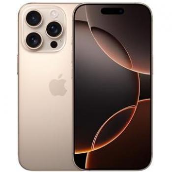 iPhone 16 Pro 128GB Titanio Color Desierto Libre - Smartphone 5G, Control de Cámara, grabación en 4K a 120 f/s con Dolby Vision, Gran Salto en autonomía, compatible con AirPods,