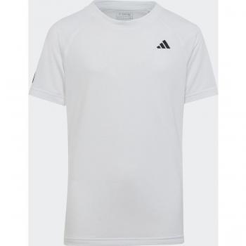 Adidas Club Camiseta de Manga Corta para Niñas - Blanco (Talla 152)