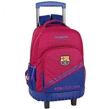 FC Barcelona Corporativa Oficial Mochila Escolar Grande Con Ruedas 320x140x460mm