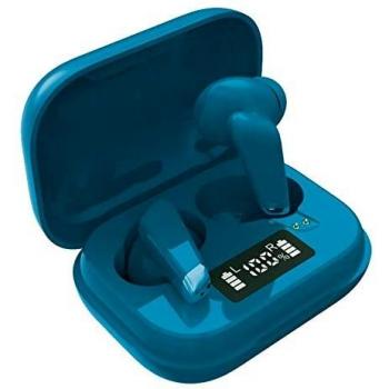 COOL SMARTPHONES & TABLETS ACCESSORIES Auriculares Stereo Bluetooth Dual Pod Earbuds Urban LCD Aguamarina