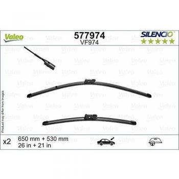 Limpiaparabrisas VALEO 577974 con hoja plana