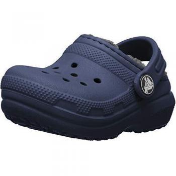 Crocs Classic Lined Clog Kids, Zuecos Unisex Niños, Azul