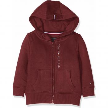 Tommy Hilfiger Essential Full Zip Hoodie Set 1 Chaqueta Punto, Marrón