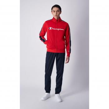 Chándal de hombre Champion Big Logo Full Zip rojo negro - S