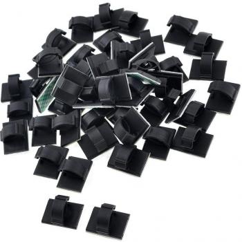 Sourcingmap a13081000ux0192 - Clips de cable autoadhesivos