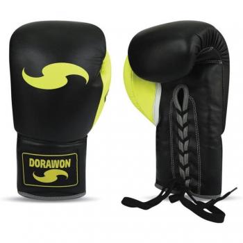 Dorawon Professional Thai Gel Leather Boxing Gloves with Laces
