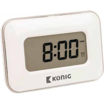 Reloj de Alarma Multifuncional KÖNIG KNAC10 con Sensor Táctil y Visualización de Hora, Fecha y Temperatura