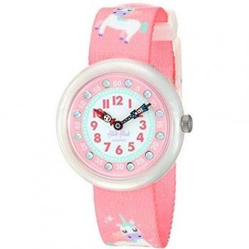 Flik Flak Reloj Analógico para Niñas de Cuarzo con Correa en Tela ZFBNP121