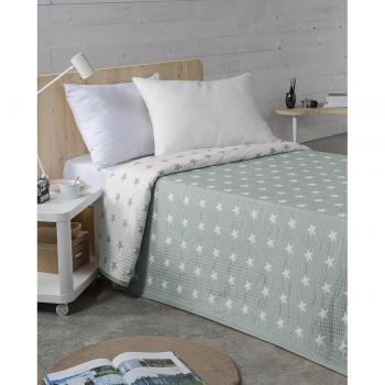 Colcha Jacquard Reversible Star - Colcha Bouti de Alta Calidad con Diseño Moderno y Tacto Suave